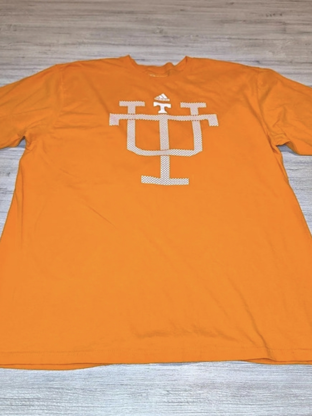 Adidas Tennessee Volunteers Short Sleeve Shirt Adult Orange Size XL